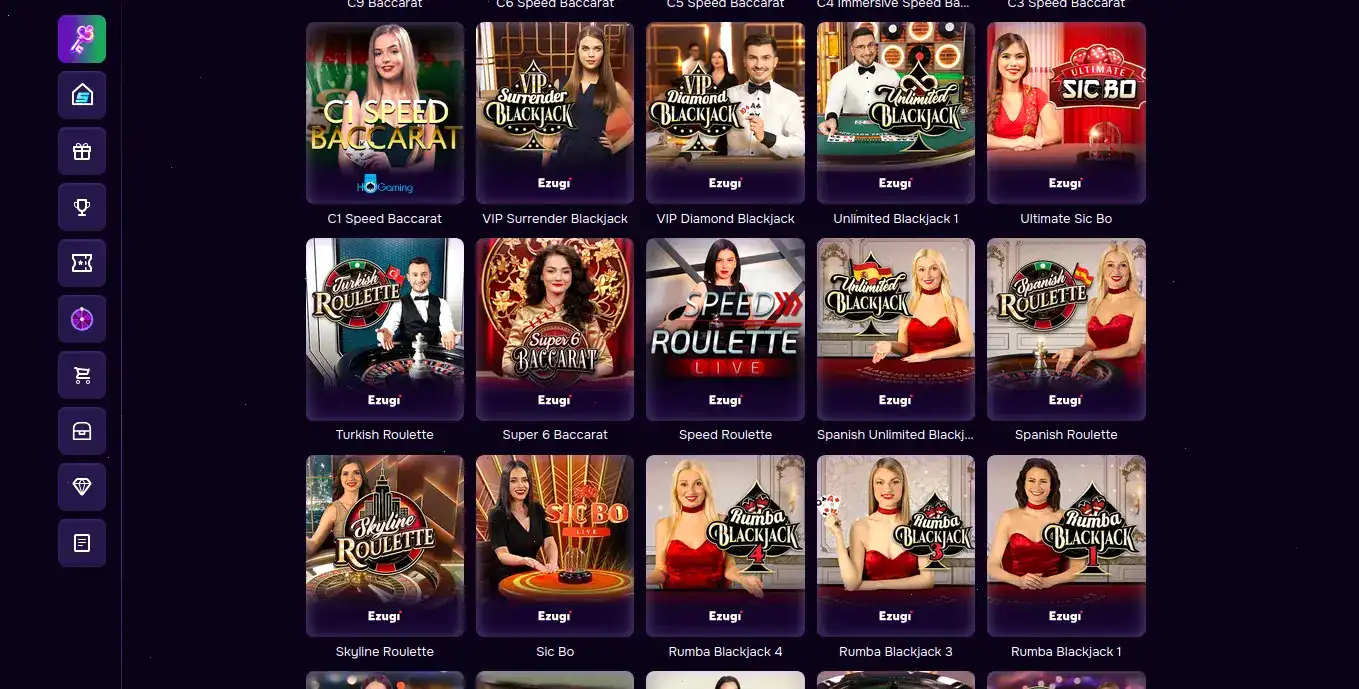 Izzi casino игровой процесс